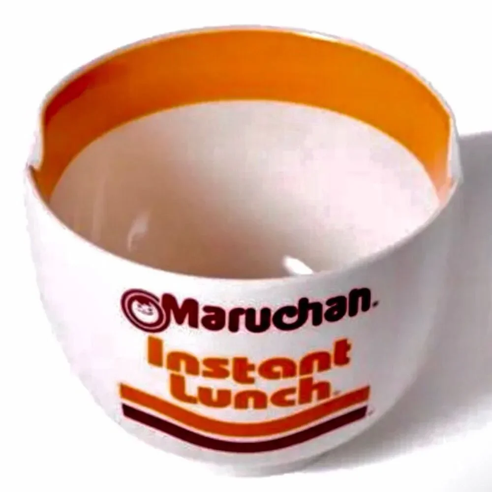 NWT Maruchan Ramen Microwave Dishwasher Safe Ceramic Bowl w/ Reusable Chopsticks